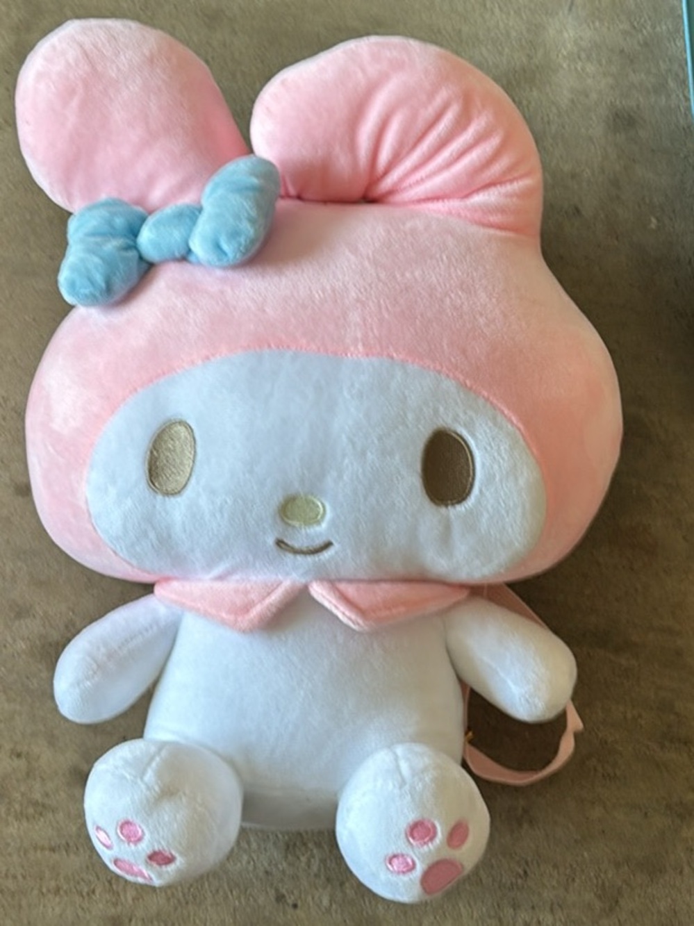 Bioworld Sanrio My Melody 14 Inch Plush Backpack